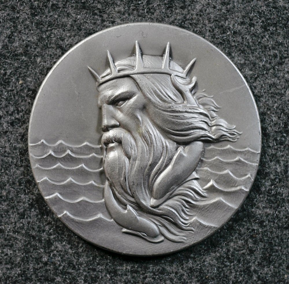 Neptune  & Dolphins silver 